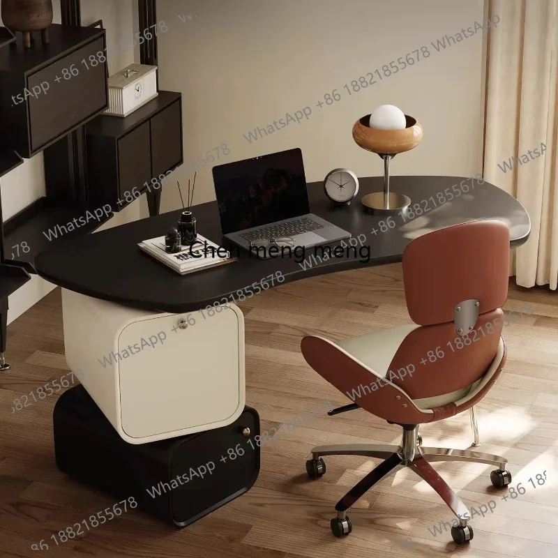 Italian minimalist rotating desk room offices office desks and workstations Computer desk study table furniture