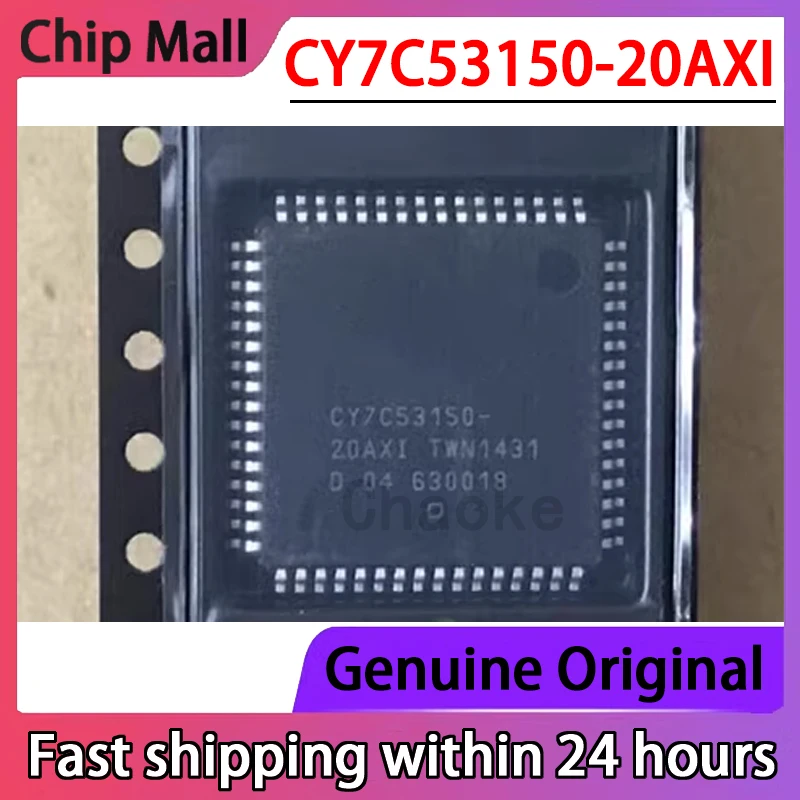 1PCS NEW CY7C53150-20AXI CY7C53150 20AI QFP64 Original MCU Network Processor IC Chip Integrated Circuit in Stock