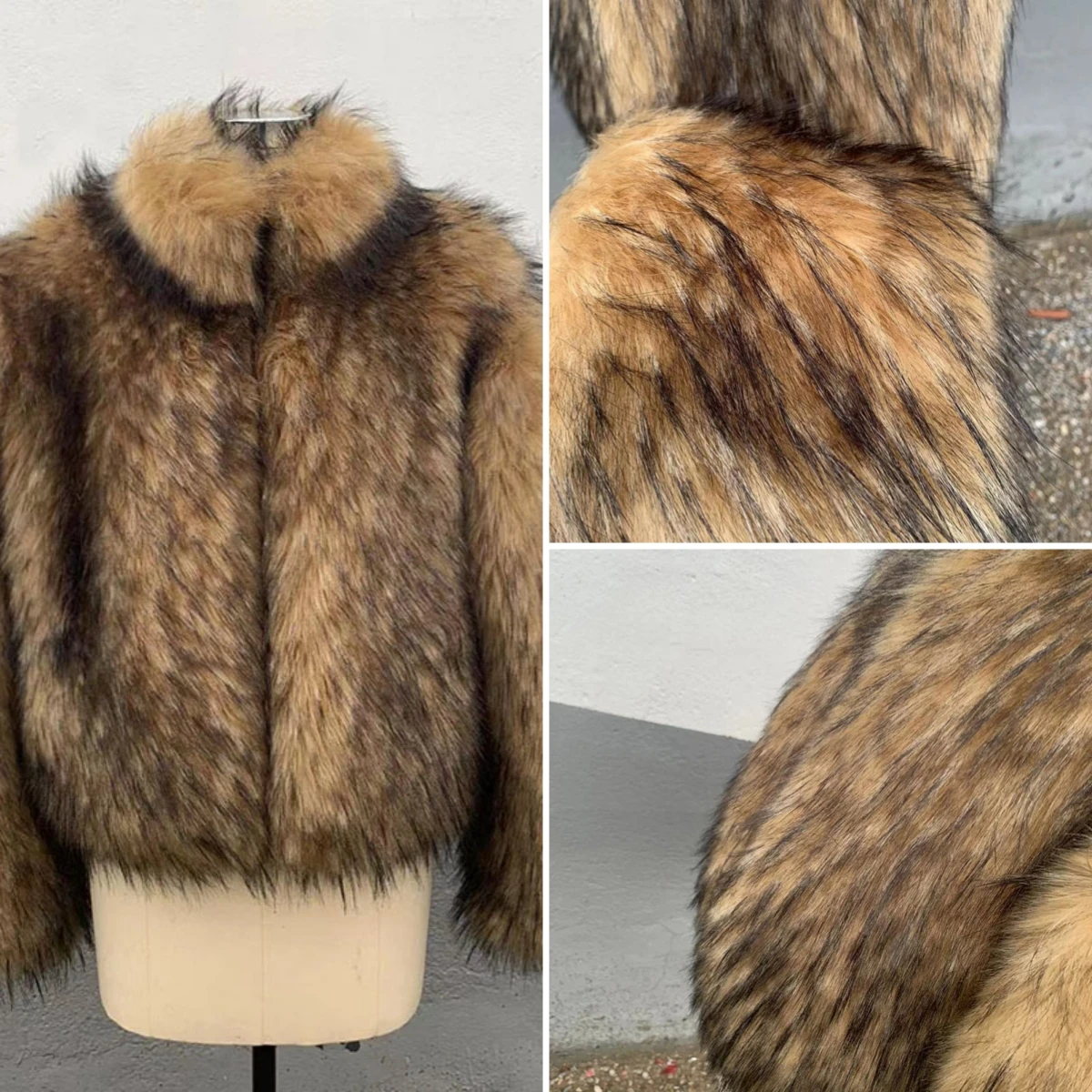 

Women Faux Mink Fur Coats Hooded Solid Jackets Long Sleeve Open Stitch Thick Elegant Loose Casual Office Lady Autumn Winter 2025