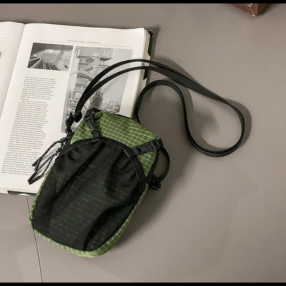 

Повседневная нейлоновая сумка для телефона через плечо, сверхлегкая сумка для бутылки с водой большой емкости, многофункциональная портативная сумка для хранения в кемпинге