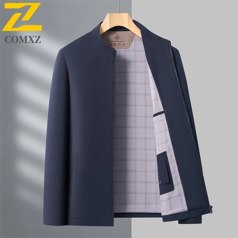 

COMXZ универсальная Chaqueta, легкая свободная модная ветрозащитная одежда для улицы, деловая повседневная одежда, пальто для отдыха, мужская одежда, куртки
