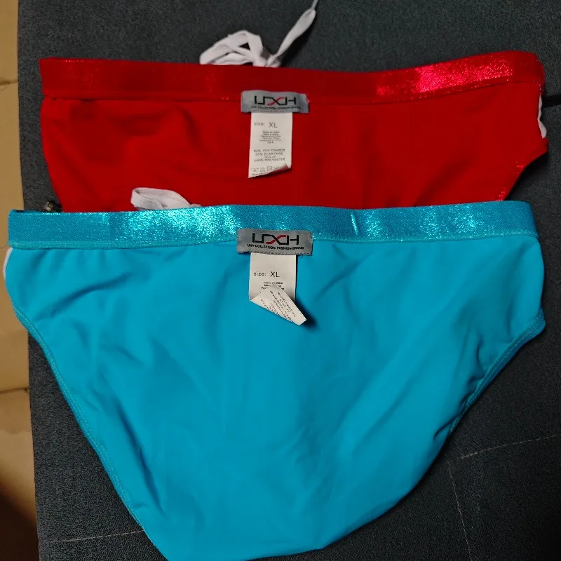 Warehouse original picture real shot swimming trunks sequined men's fitness and beauty trend shining foreign trade beach UXH350