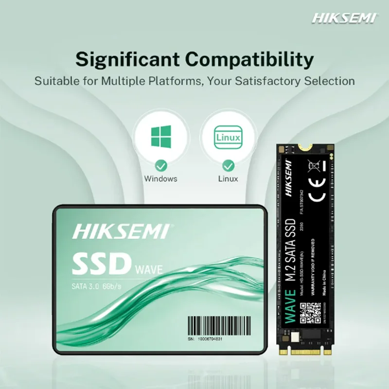 Hiksemi Wave (S) Sataiii Ssd Harde Schijf 1Tb 512Gb 256Gb 128Gb 2.5 "Solid State Drive Intern Voor Laptop Desktop