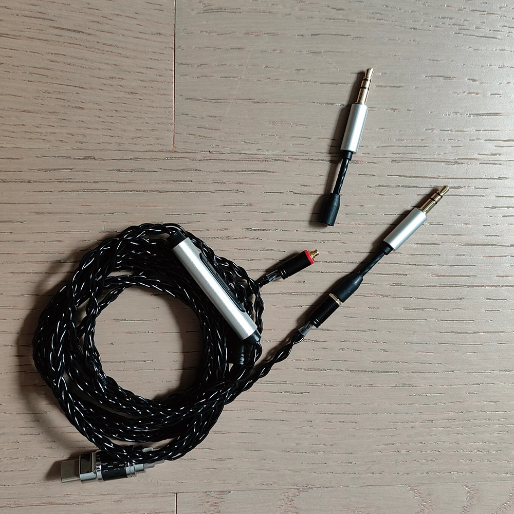 ELFINEAR Ensemble d'adaptateurs de câble audio stéréo MMCX vers 3,5 mm AUX - Convertir des connecteurs MMCX vers prises à 2 broches 3,5 mm, 2,5 mm et 0,78 mm