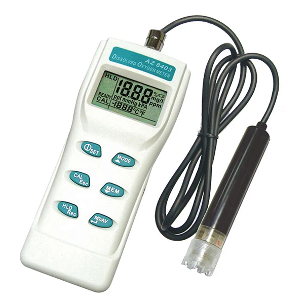 AZ8303 AZ8403 DO Meter with Memory meter digital display conductivity meter special detector for water quality test