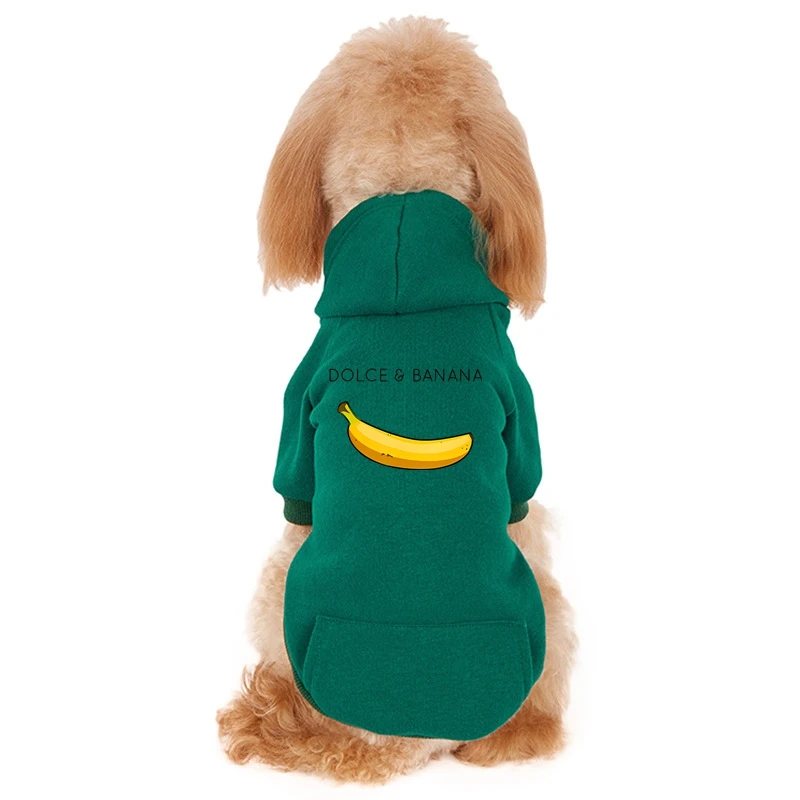 Dolce Banana Dog Clothes Pet Dog Security Clothing For Small Dogs Dog Hoodies Puppy Clothes For Chihuahua Pug Bulldog Sweatshirt