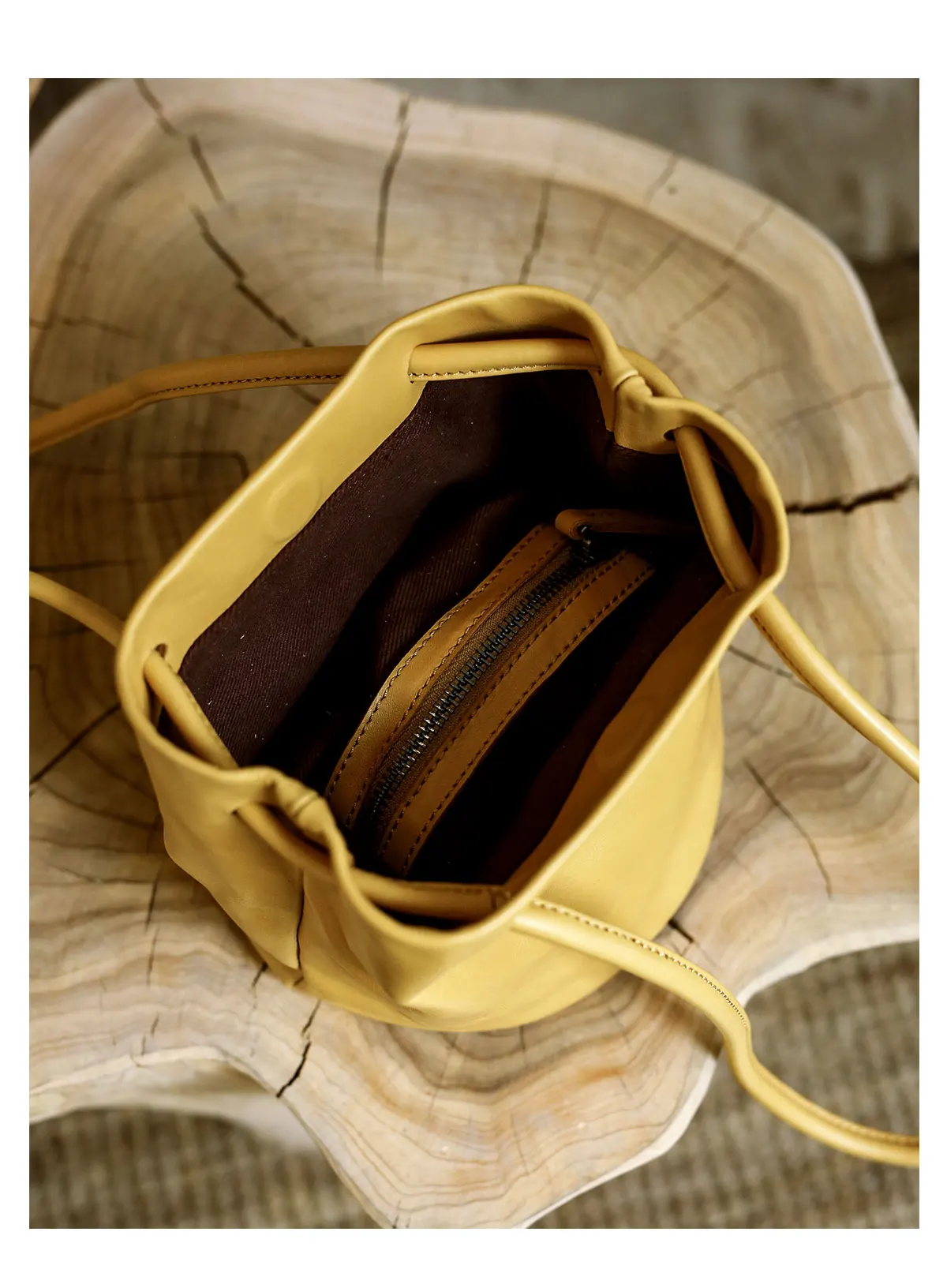 Literary vintage high-quality genuine leather ladies shoulder bag designer handmade luxury cow leather women's crossbody bag