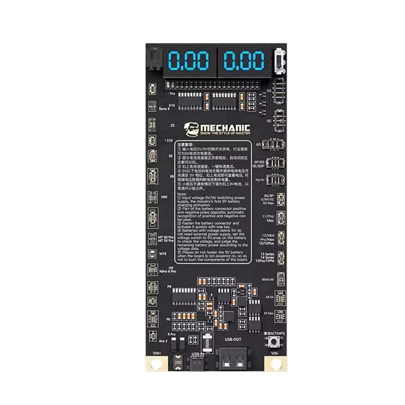 MECHANIC F918 Battery Activation Detection Board Battery Fast Charge For Iphone 5G-15 Pro Max HW Android One-Click Activation