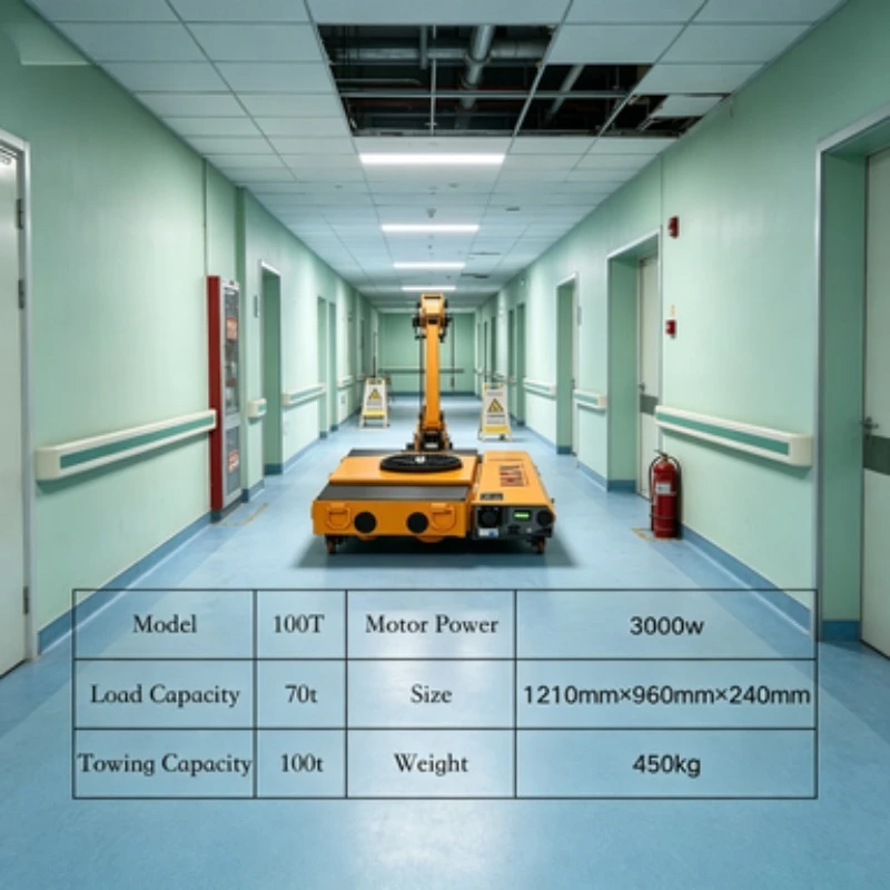 Industrial Remote Control Electric Tank Trolley Truck Battery Driven Lithium Battery Lifting Truck for Containers Moving