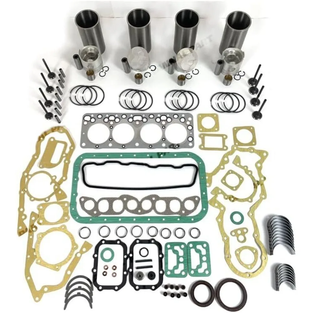 

NEW STD 4 Cylinder Overhaul Rebuild Kit For Kubota V4300 Engine