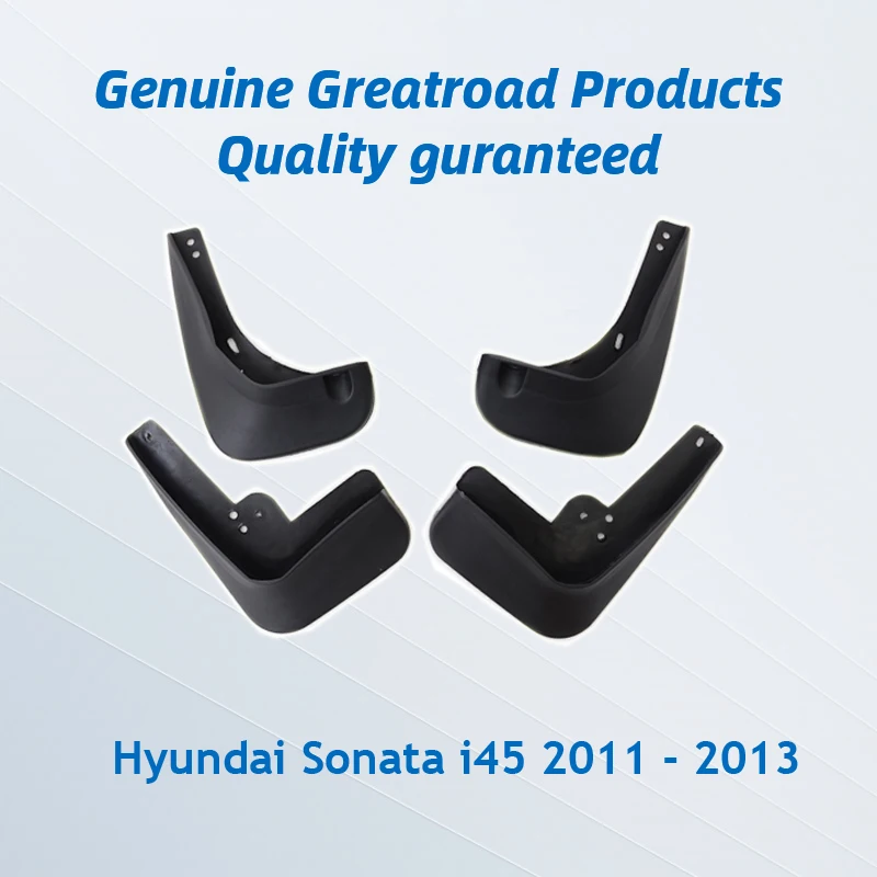 Styled Molded Car Mud Flaps For Hyundai Sonata i45 YF 2011 2012 2013 Mudflaps Splash Guards Flap Mudguards Car Styling