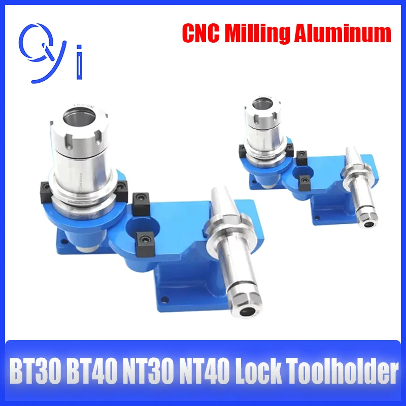 BT30 BT40 NT30 NT40 Lock Toolholder Aluminum Integrated Light Weight Tightening Locking CNC Parts Lathe Tool Holder BT NT