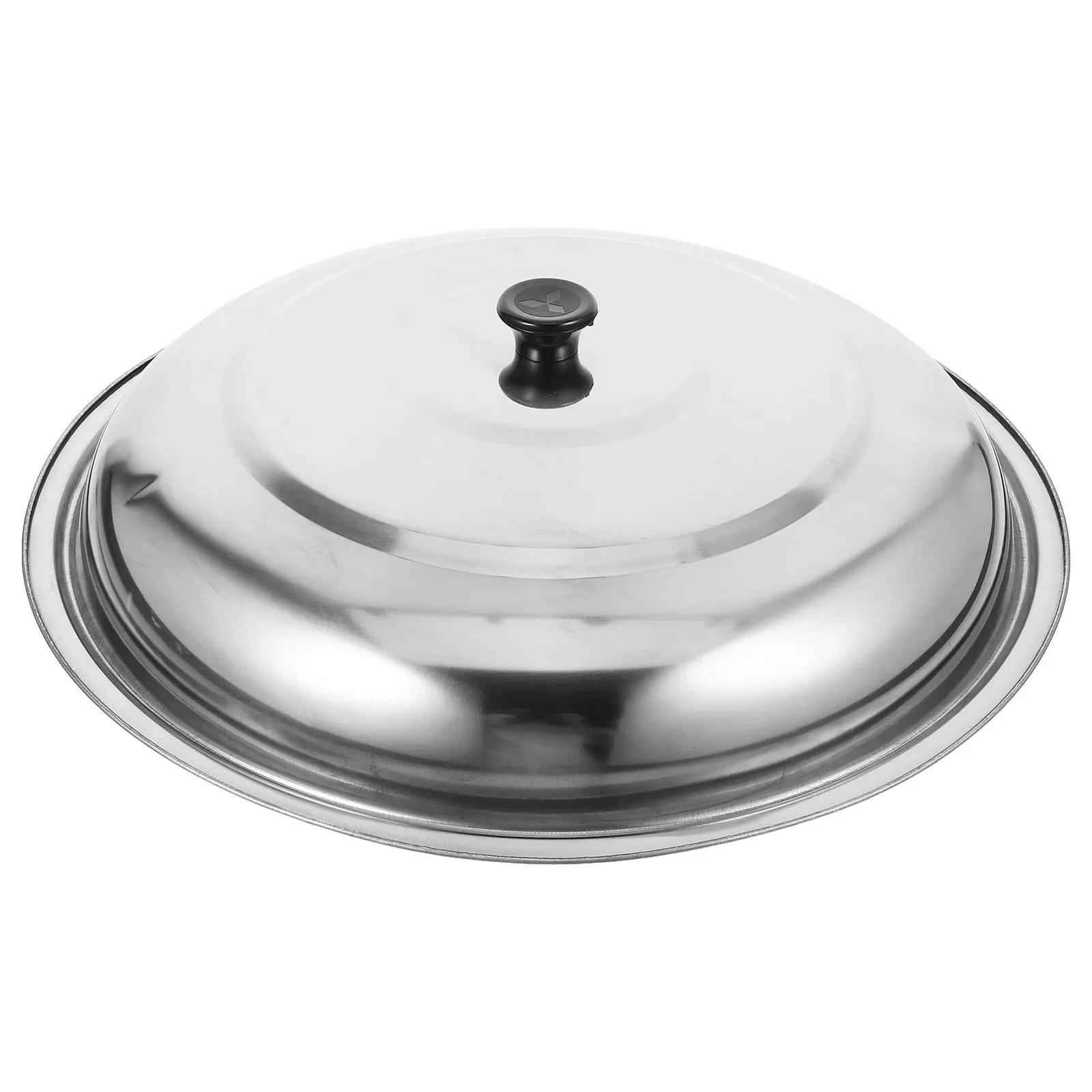 

Thickened Stainless Steel Pot Lid Cookware Lids Round Dome Bbq Accessories Universal Pans Cover Wok