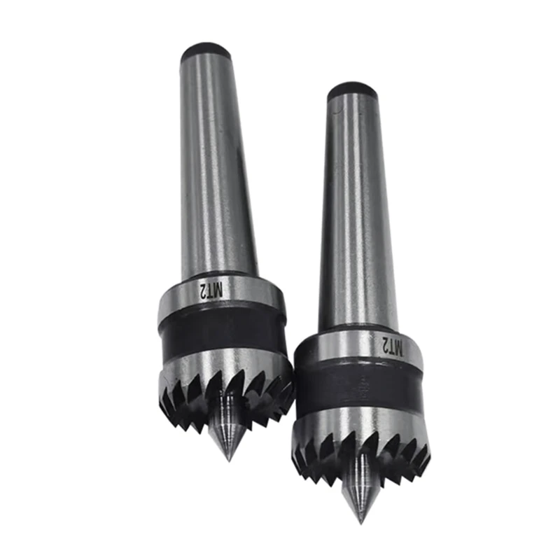 MT2 Live Bearings Tailstock Center Metal Lathe Turning Tool Quality Steel Tailstock Center 45# Steel Dropship