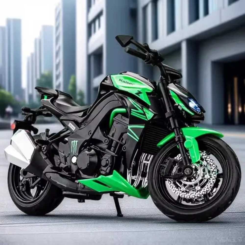 

Масштаб 1:12 Z1000 400, модель мотоцикла из сплава, игрушечный автомобиль, амортизация, имитация двигателя, модели, детские подарки, игрушки