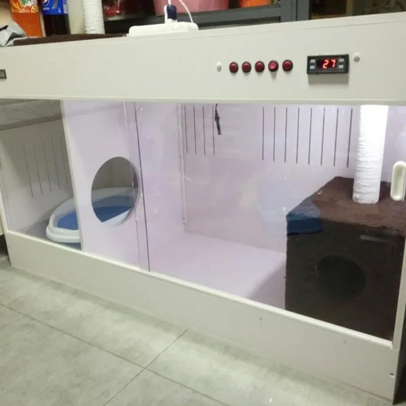 Veterinary Equipment Professional puppy incubator dog incubator Pet Oxygen supply thermostatic incubator