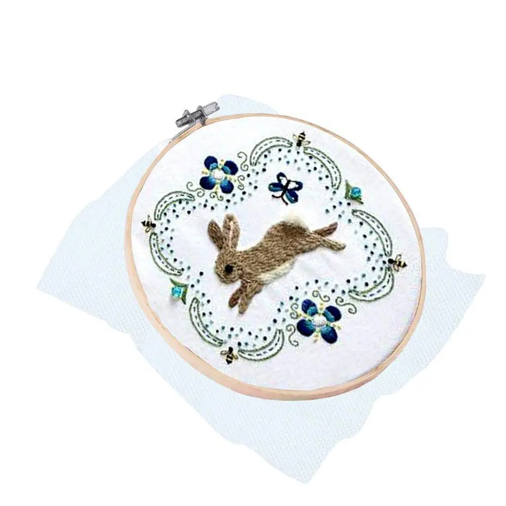 

Bamboo Embroidery Hoops 7 Inch Wood Craft Frames Cross Stitch Ring Bamboo Circle Embroidery Hoop Stretch Circle