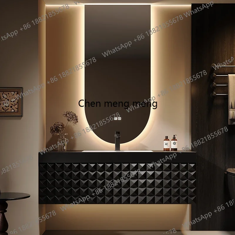 

New arrive Luxury Classic Bathroom Cabinet Hanging Modern Narrow Mirror Bathroom Cabinet Sink Space Saving Meuble Salle De Bain