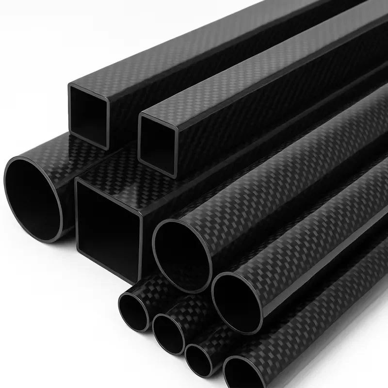for Wholesale 100 Percent Carbon Fiber Tube T300 12K Anti Fatigue Twill Matte Hollow Tube