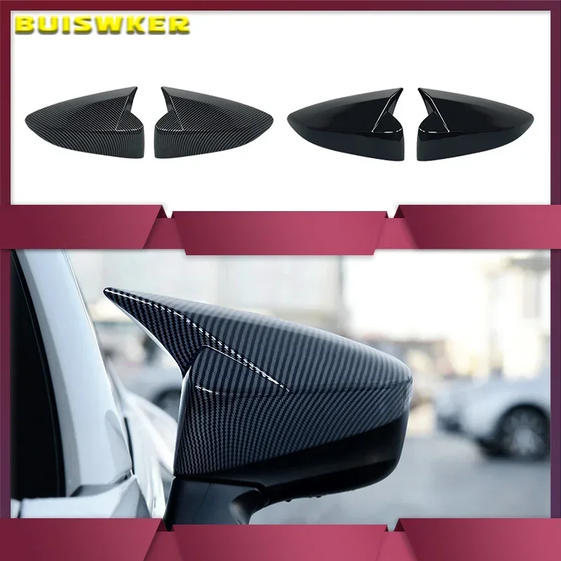 

For Toyota 86 Subaru BRZ 2012-2020 ABS Carbon Fiber Side Door Rearview Mirror Cover Trims Auto Car Styling Exterior Accessories