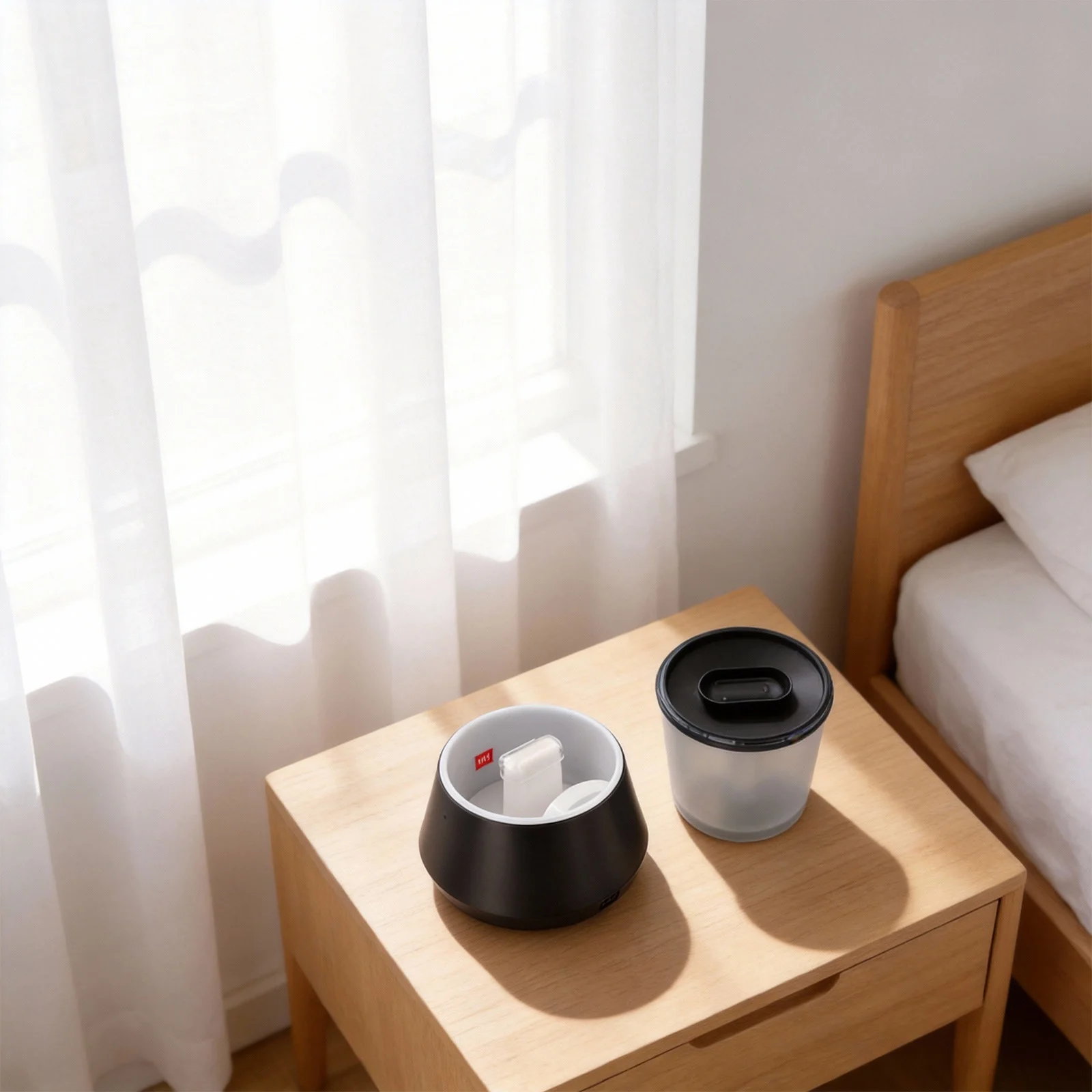 Calming Environments Black Flame Aromatherapy Machine Flame Aroma Diffuser With Light Simulated Flame Effect Sleep Aid Device