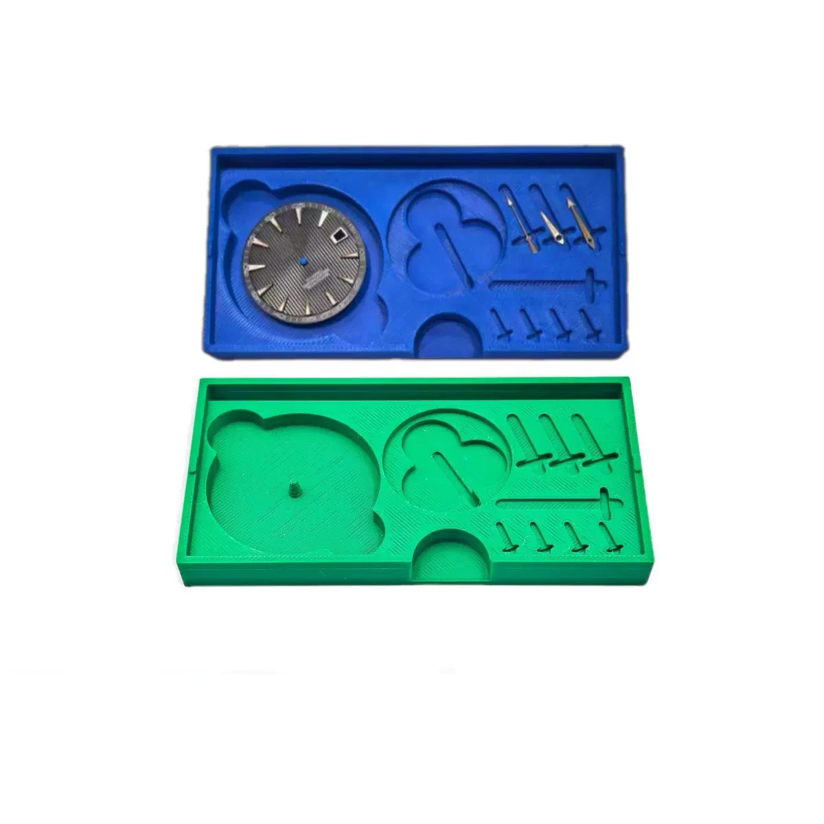 Watch Parts Storage Box,Container Watch Dials Placement Tray for Points Accessories Watches Repair Tool Watches Movement Storing