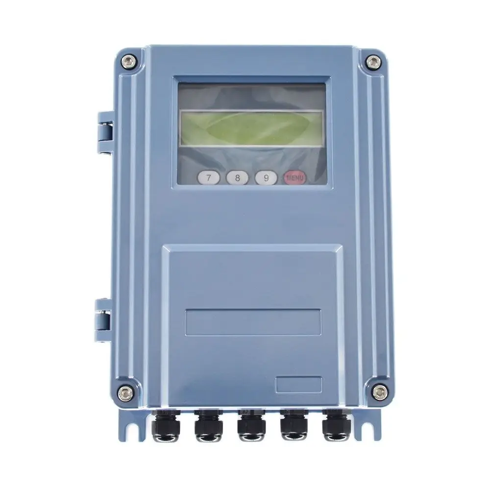 Ultrasonic Liquid Flow Meter RS485 Modbus TDS-100F Fixed Wall-mount Digital flowmeter DN50-700mm M2 sensor