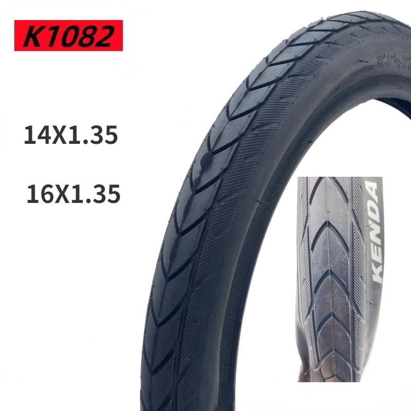 K1082 BMX Bicycle Tyre 14/16X1.35 Folding Bike Tire 1pcs