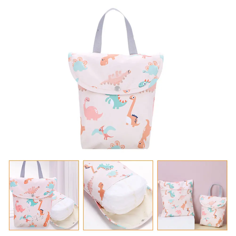 

Diaper Bag 9 Diapers Storage Waterproof Nappy Container Portable Baby Backpack Large Capacity Cloth Pouch Hygienic Travel