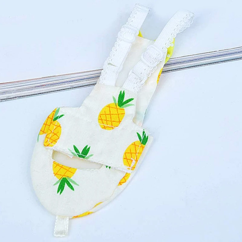 AEE4-2Pcs Bird Diaper Reusable Washable Parrot Nappies Clothes Flight Suit Dress For Parakeet Cockatiel African Macaw