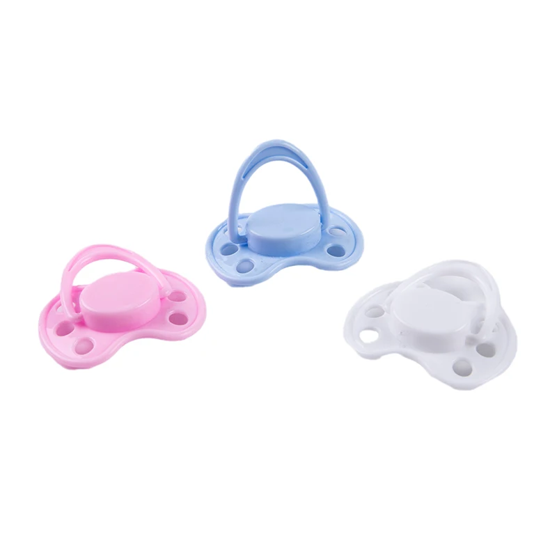 For New Reborn Baby Dolls Handmade DIY Nipples Dolls Accessories Gift 1PC Magnetic Pacifiers for Baby Dolls Cute Toy Pacifier