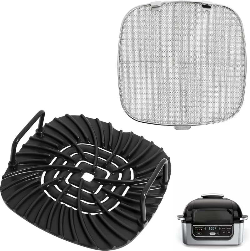 Ninja AG301 Foodi 5-in-1 Indoor Grill Ninja Foodi AG300, AG301C, AG302, AG400 Non-stick Grill Griddle+ Fine Mesh Splatter Screen