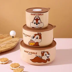 Disney Cartoon Cute Chip kuchenka mikrofalowa Food Grade konserwacja ogrzewanie uszczelniająca pokrywka konserwacja pudełko na drugie śniadanie artykuły meblowe