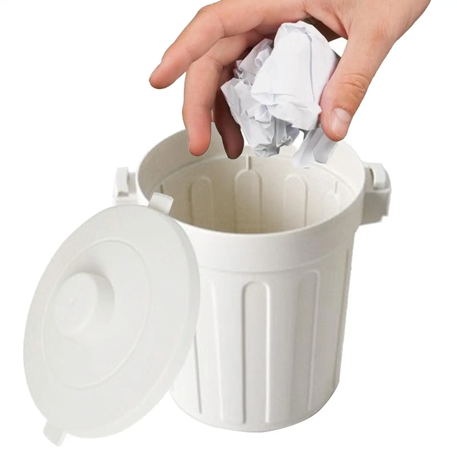 

Tiny Trash Can For Desk Small Lidded Garbage Bin Waste Garbage Cans For Bathroom Kitchen Bedroom Offices Dorm Room Car Indoor