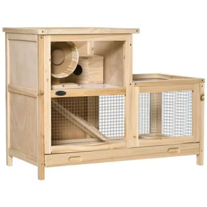 

Wooden hamster cage for pet owners