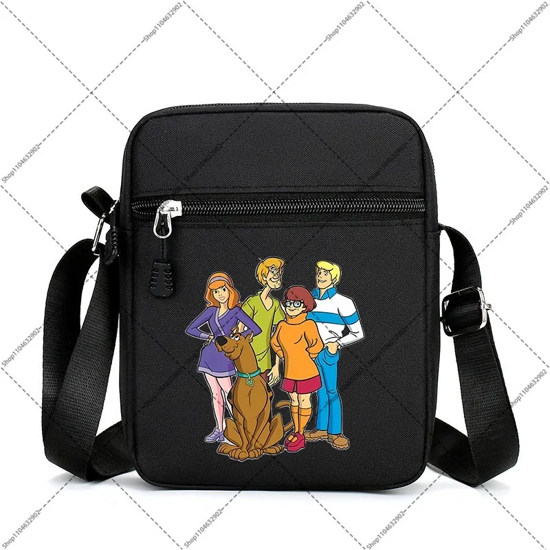 Scooby Doo Crossbody Bags for Women Cartoon Anime Pattern Printed Shoulder Bag Unisex Outdoor Portable Purse Birthday Party Gift - view 4