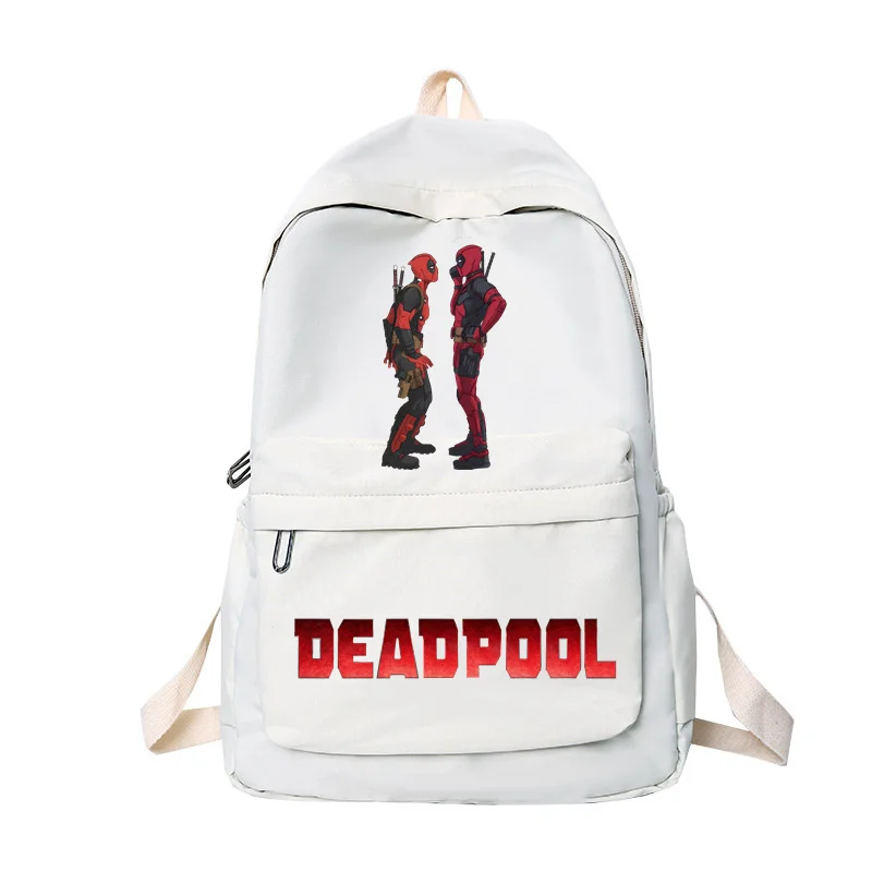 Cartoon Dead-pool Superhero Women Backpack Female High School Student Backpack Travel Bag Backpacks Schoolbag for Teenage Boys