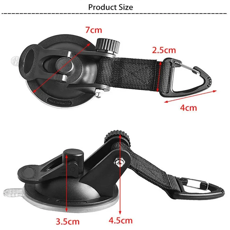 2/4 Pcs Car Tent Suction Cups Outdoor Camping Rope Powerful Suction Cup Buckle Side Tarps Tent Suckers Anchor Securing Hook