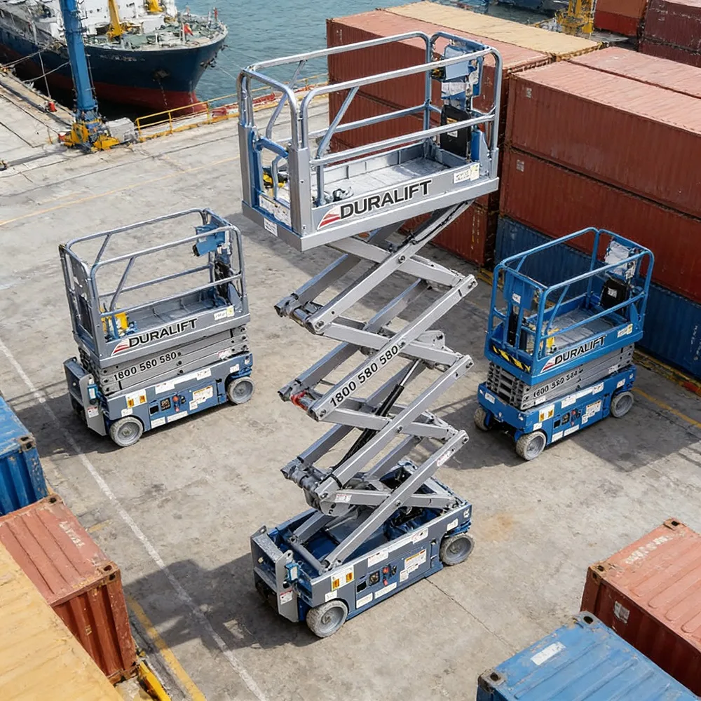 Electric Heavy Duty Scissor Lift Platform Wheeled Automatic Hydraulic Mobile Aerial Work Bench For High Capacity Loading Tasks