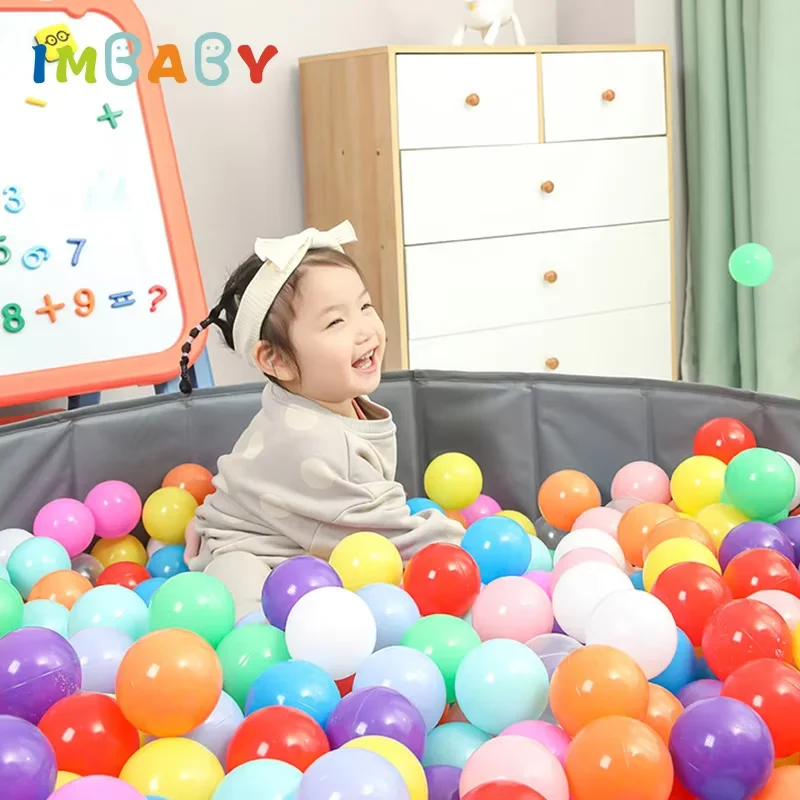 20/50 Teile/los 7 cm Ball Pit Bälle Weiche PE Ozean Ball CE Zertifiziert Baby korallen Bälle Umweltfreundliche kind Spielzeug Ball Pool Bälle