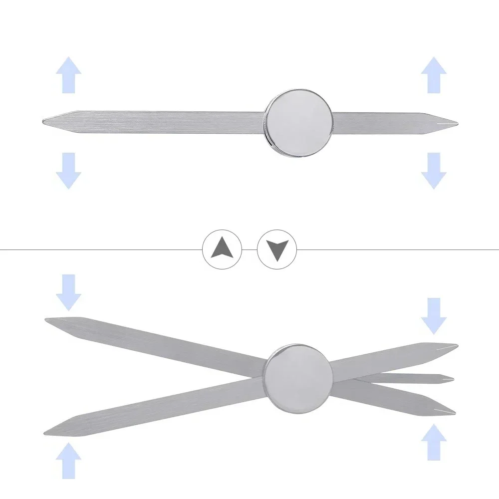Microblading Balance Compass Ruler Tattoo Positioning Ruler Eyebrow Design Golden Ratio Ruler Tattoo Tool 1pcs Silver/Gold/Black