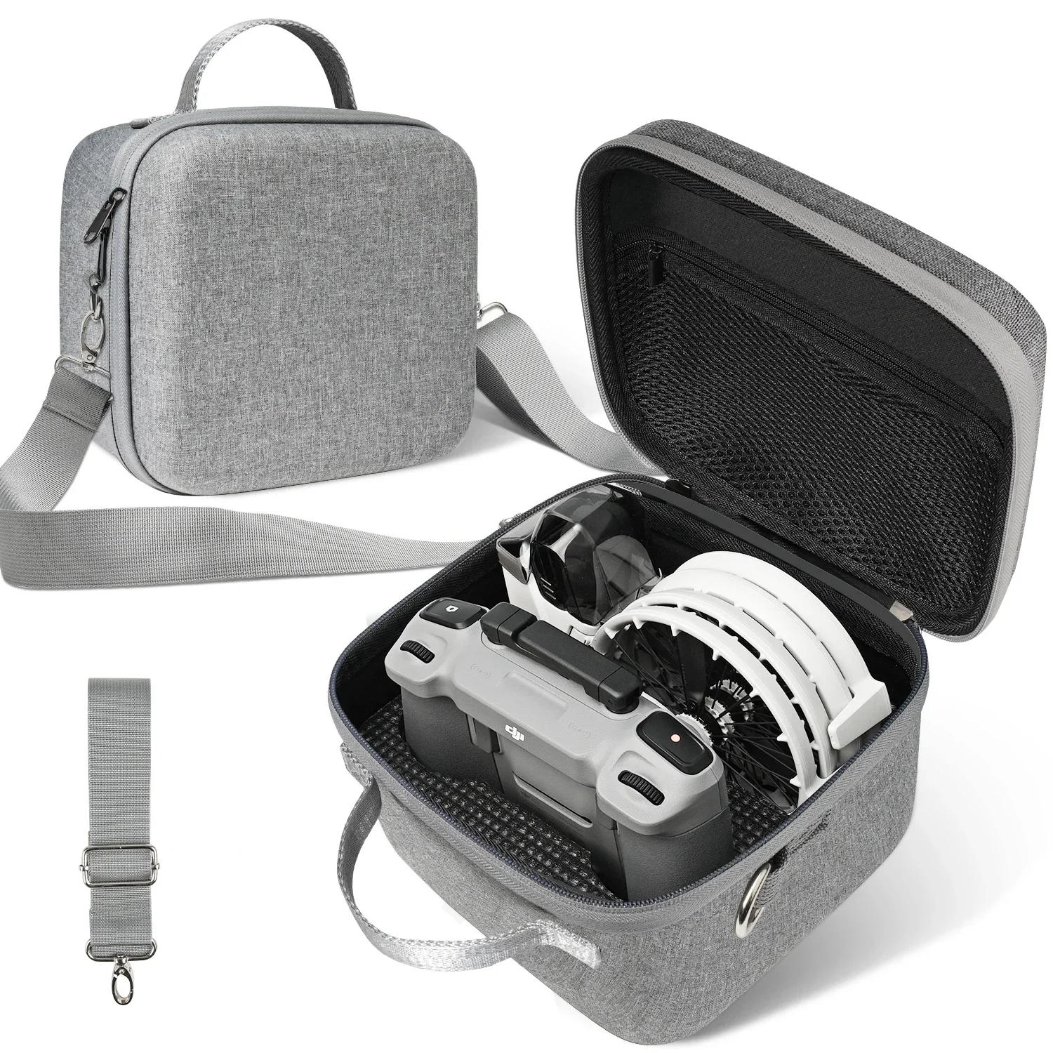 for DJI Flip Drone Case,Portable Storage Bag Flip Fly More Combo,Carrying Case with RC 2/N3 Remote,Intelligent Flight Battery