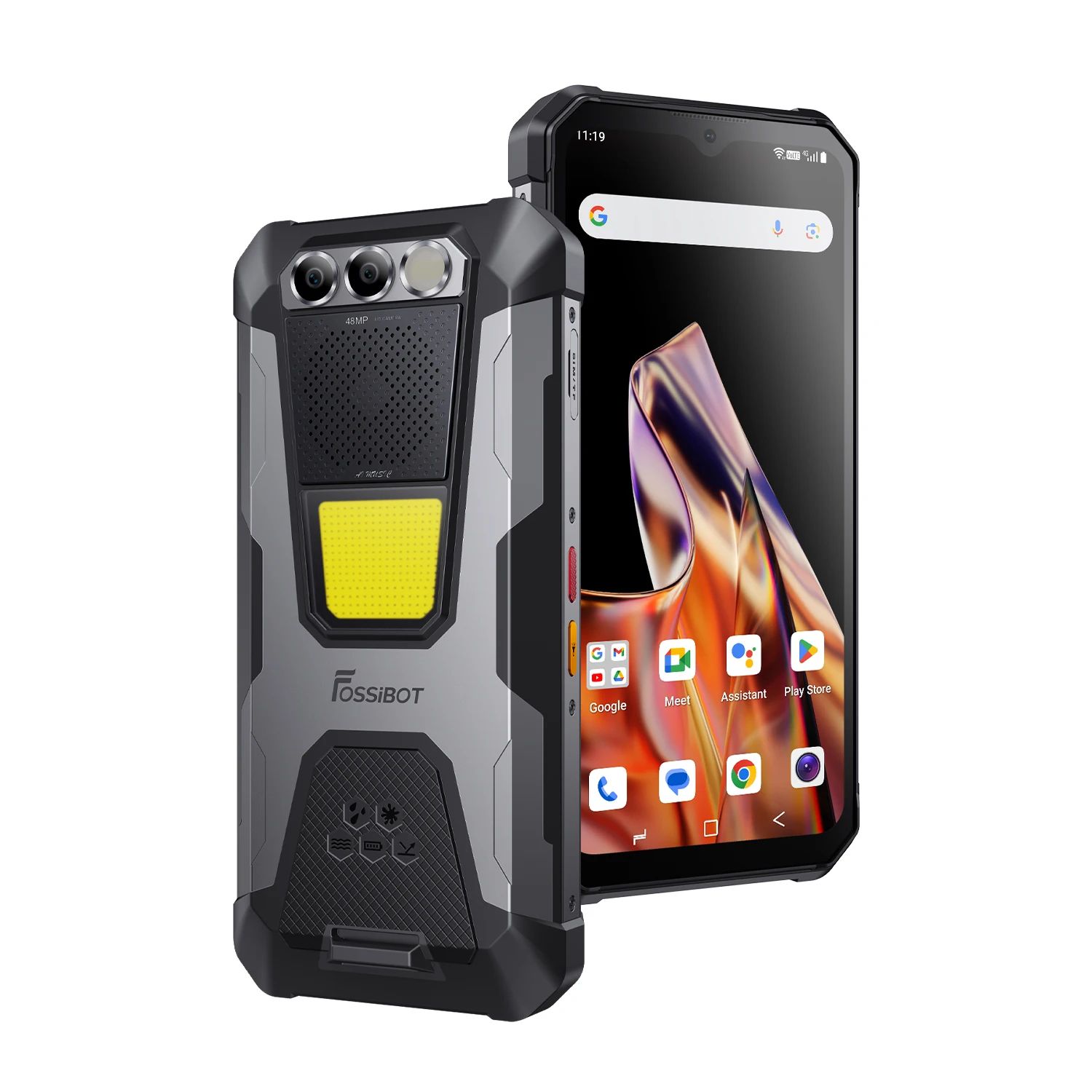 FOSSiBOT F106 PRO Android 14,8GB 256GB ROM Rugged Smartphone