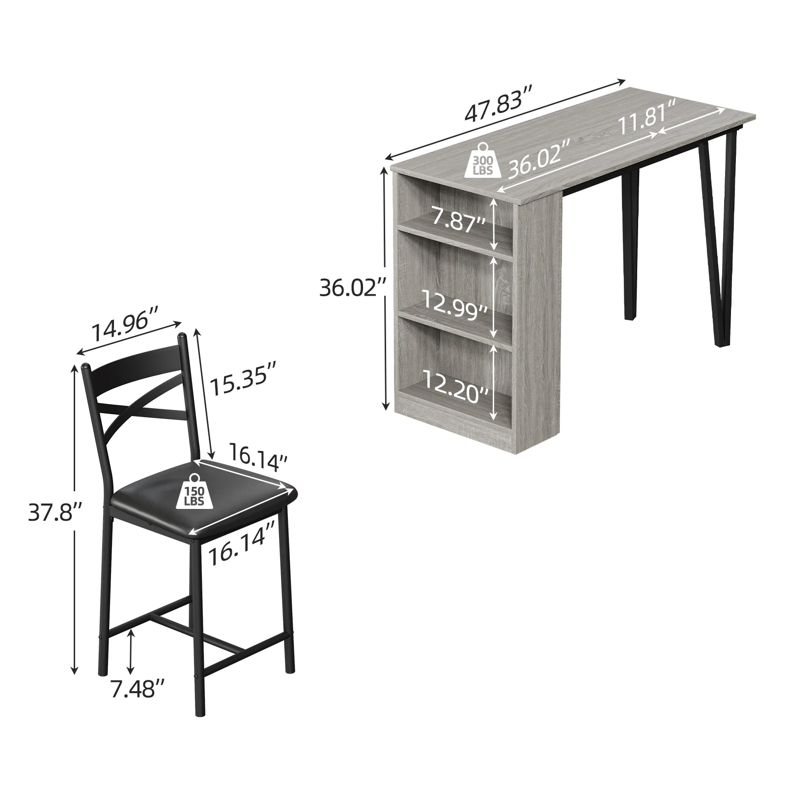 Expandable Bar Table Set 5