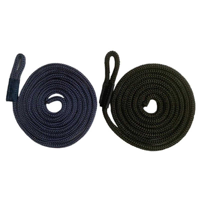 เรือยอชท์เส้น DoubleBraided BumpersWhips เชือก Docking Marine Mooring Line สำหรับเรือแคนู Crafting Drop Shipping