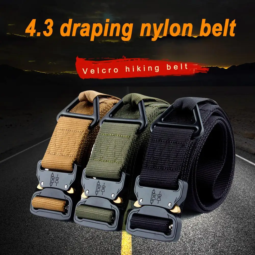 1.75 Inch CQB Quick Release Tactical Belt Riggers Airsoft  IG-BT3403 Men outdoor belts nylon black green brown