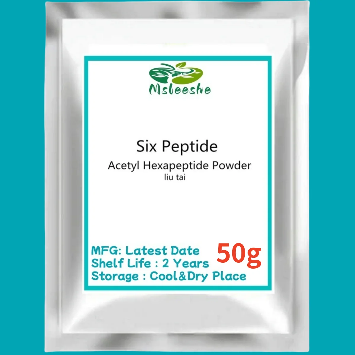 50-1000g Six Peptide Powder,acetyl Hexapeptide,anti-wrinkle,moisturizing,anti-aging