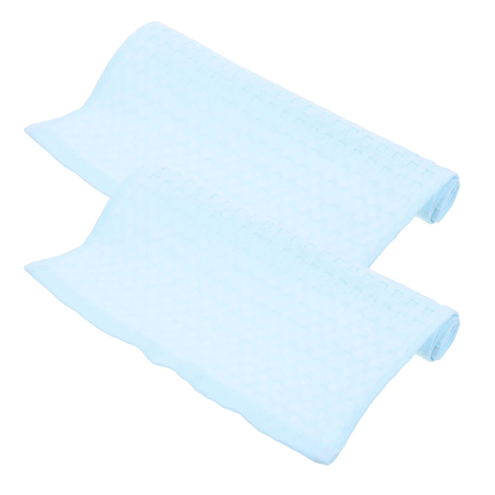 

2pcs Cotton Towels Baby Washcloths Water Absorbent Face Towel For Newborn Kids Bath Makeup Removal Muslin Waffle Weave Burp