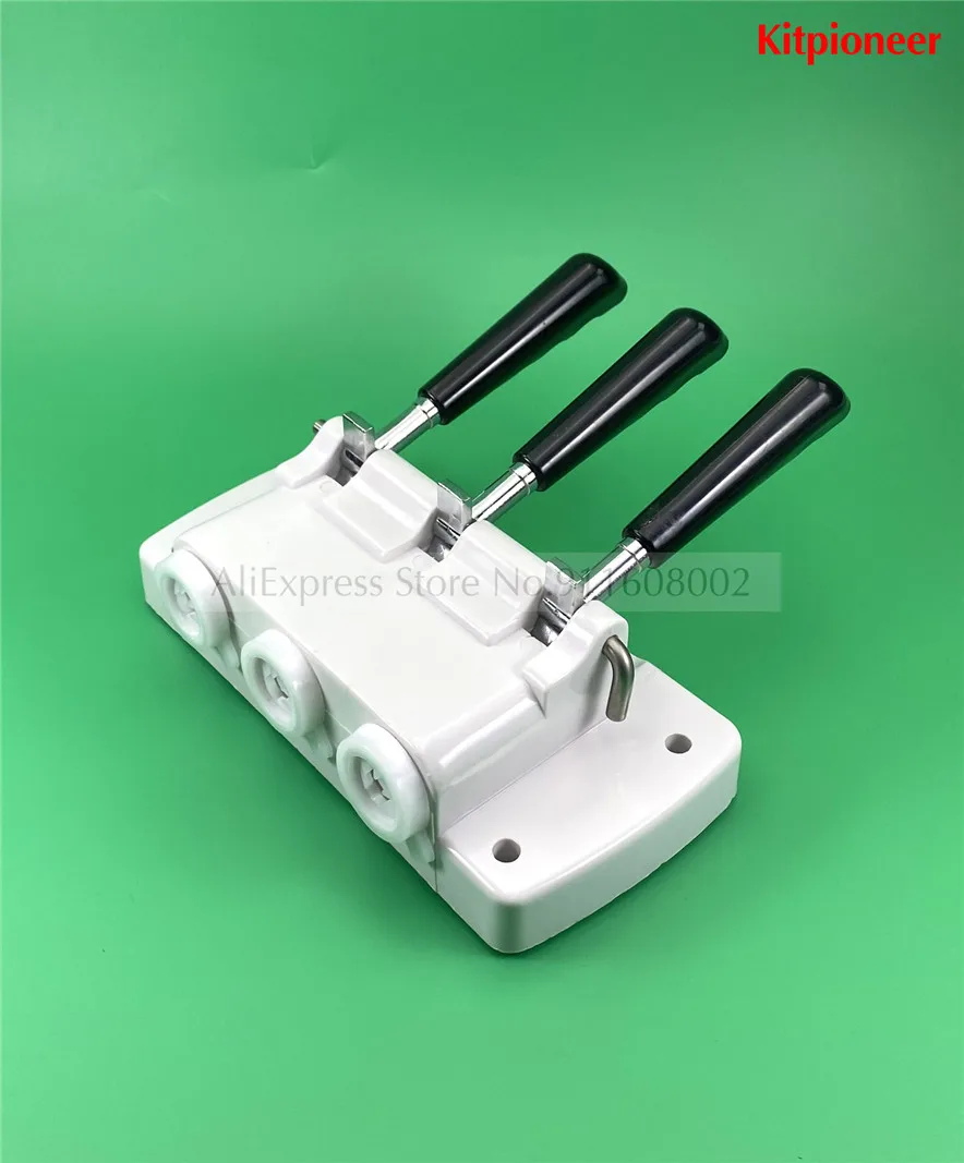 

White Valve Block Face Plate Spare Parts Handles Piston Valve Rods For BQL825 Soft Serve Machines Ice Cream Makers Accessories