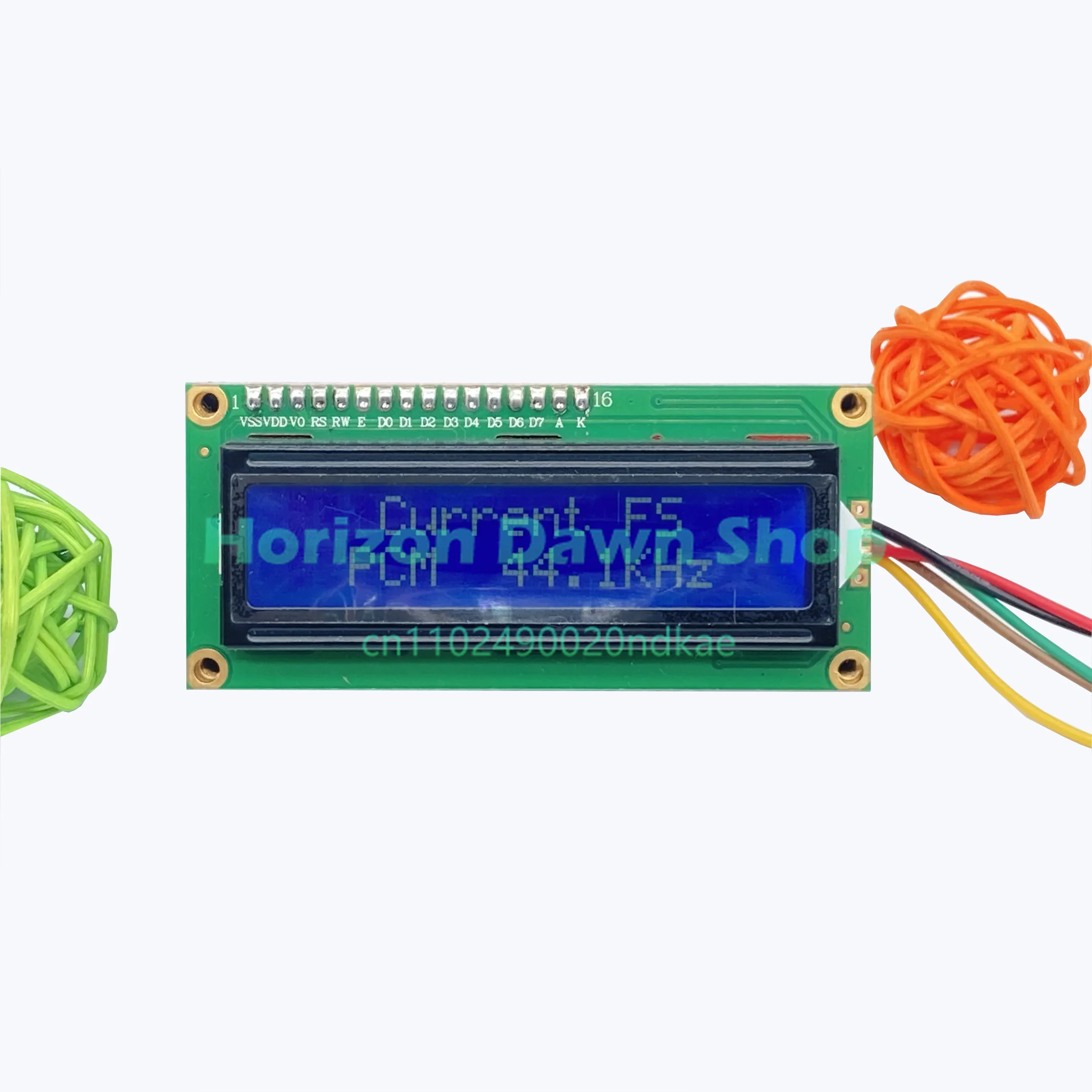 Audio Sample Rate Display Decoder Retrofit 1602 Display